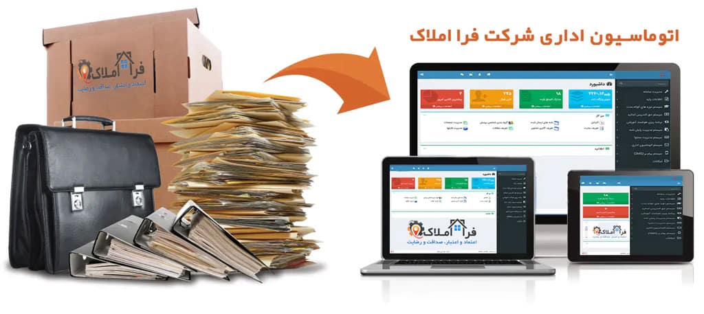 اتوماسیون اداری شرکت فرا املاک